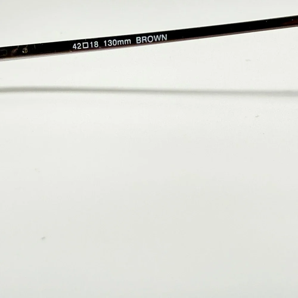 Eye Q Toby Brown Oval Metal Eyeglass Frames 42-18-130 Small Fit Glasses